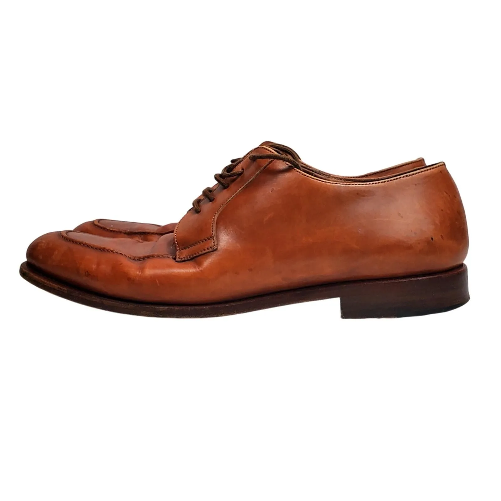 Product image for Ralph Lauren Bench Made in Italy Leather Shoes 10 Oxford - used - Ralph Lauren