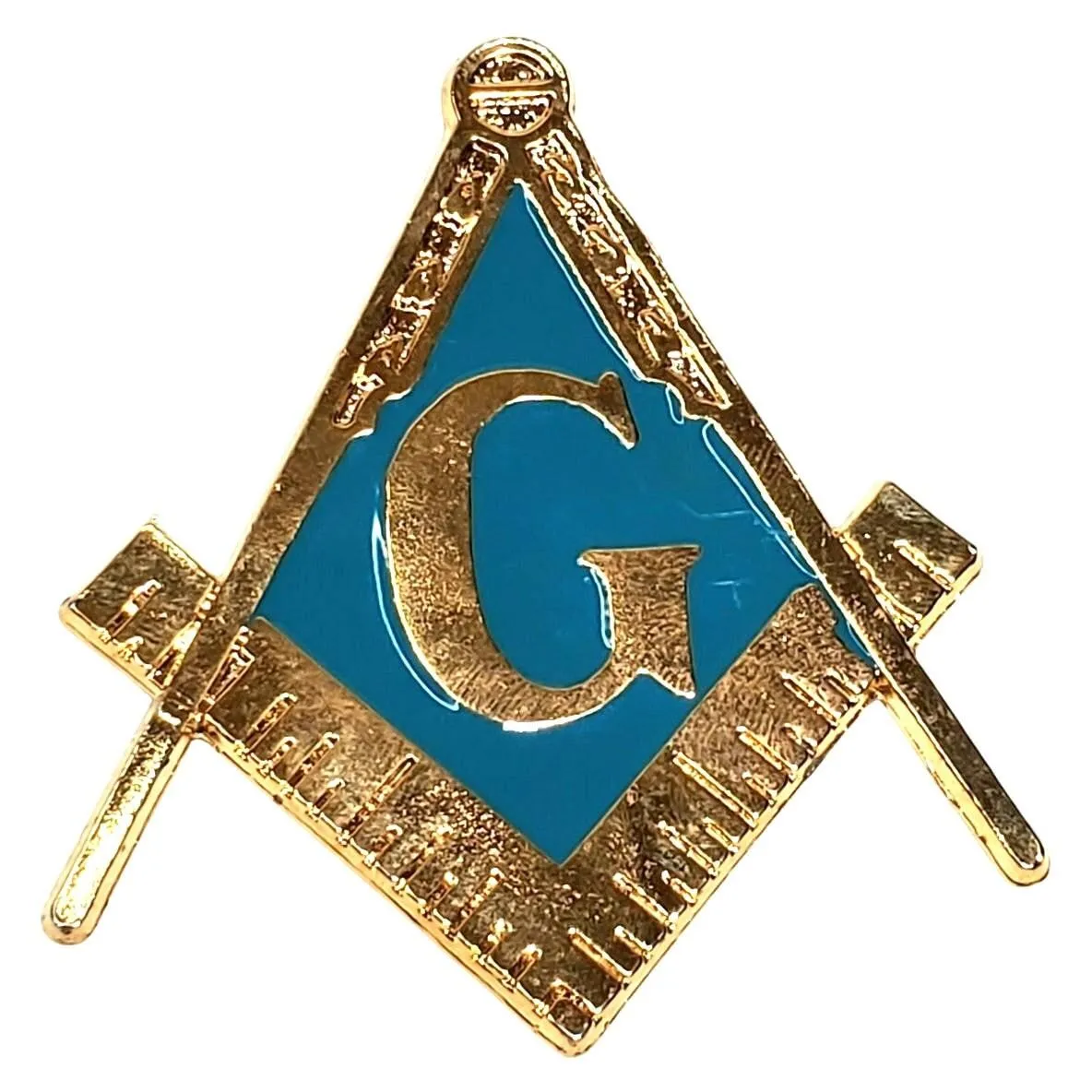 Product image for Freemason Emblem Enamel Masonic Gold Tone 3" Secret Society