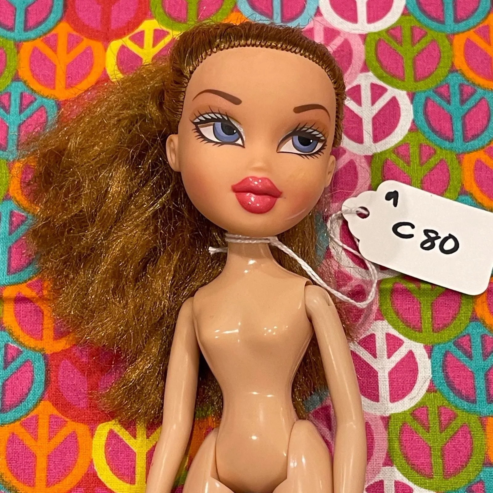 Product image for Bratz Slumber Party Megan Doll #C80 Lot 9 Nude Fashion Doll Only