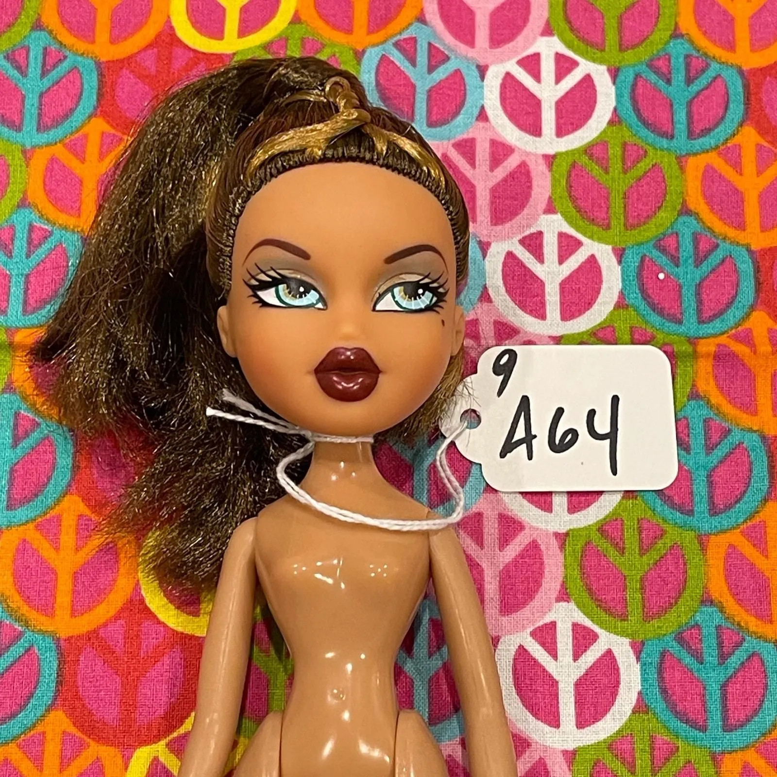 Product image for Bratz Yasmin Doll Blue Eyes #A64 Lot 9 Nude Fashion Doll Only
