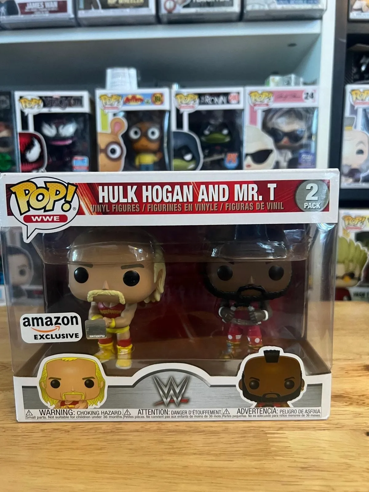 Product image for EXCLUSIVE Hulk Hogan & Mr. T Funko Pop 2-Pack WWE World Wrestling Entertainment
