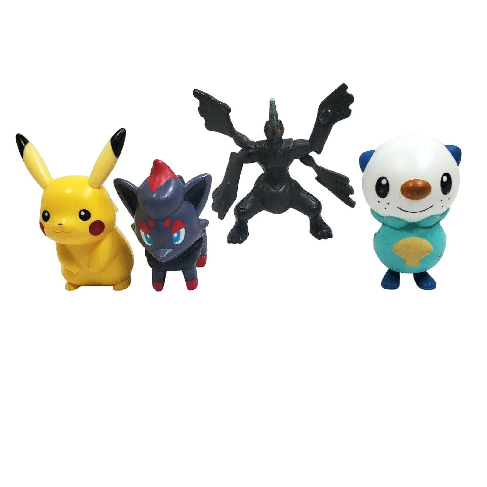 Product image for Lot 4 Pokemon Pikachu, Zorua, Zekrom, Oshawott Figure Nintendo McDonalds 2011