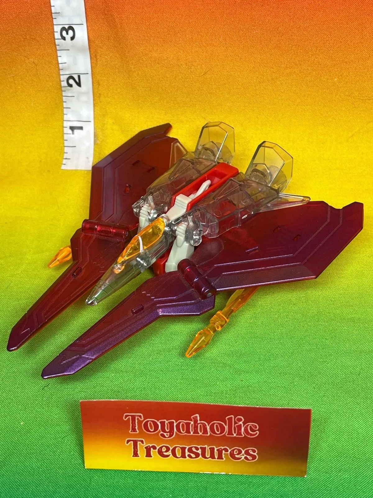 Product image for Transformers Cyberverse Seekers Sinister Strikeforce Starscream Figure
