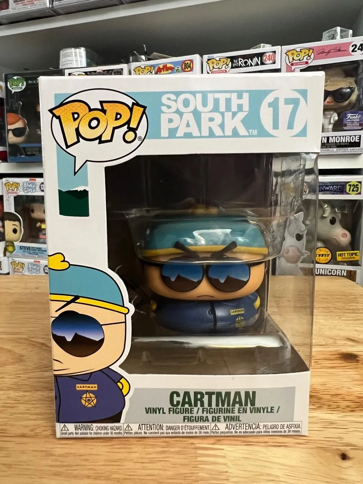 Product image for Cartman Cop South Park Funko Pop #17 Police Officer Animation Television TV Show