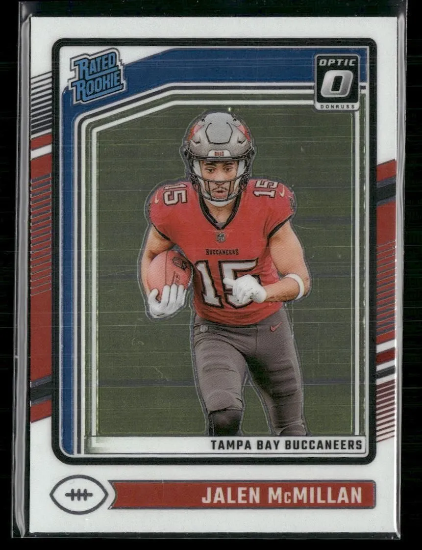 Product image for 2024 Donruss Optic #239 Jalen McMillan Tampa Bay Buccaneers Rookie