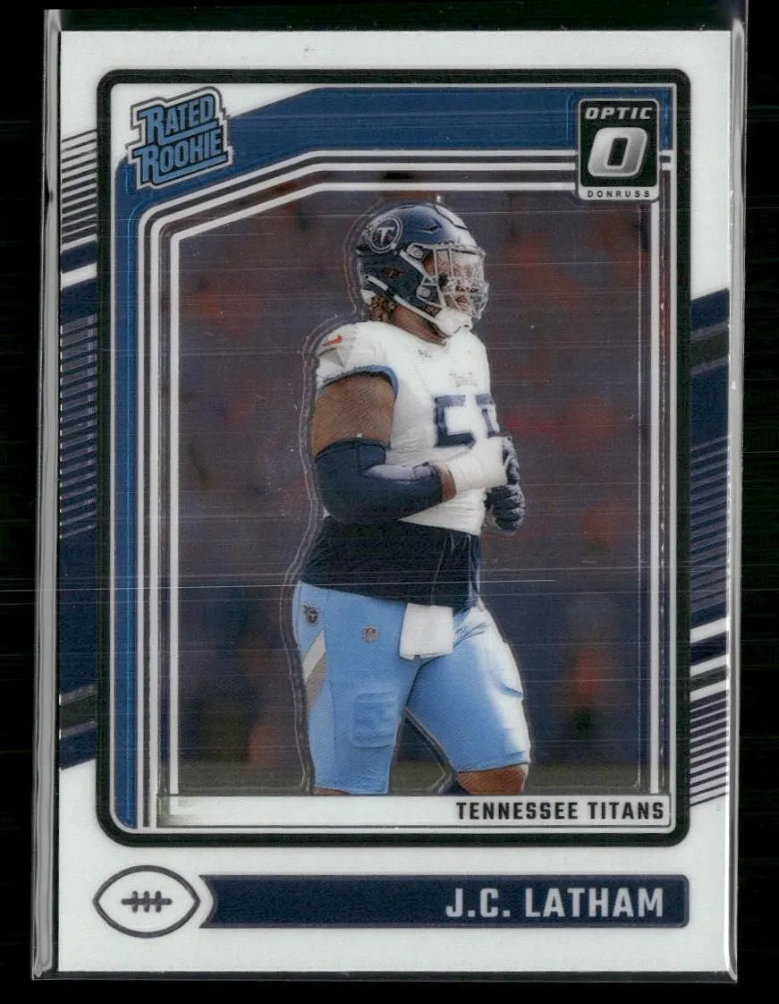 Product image for 2024 Donruss Optic #234 J.C. Latham Tennessee Titans Rookie