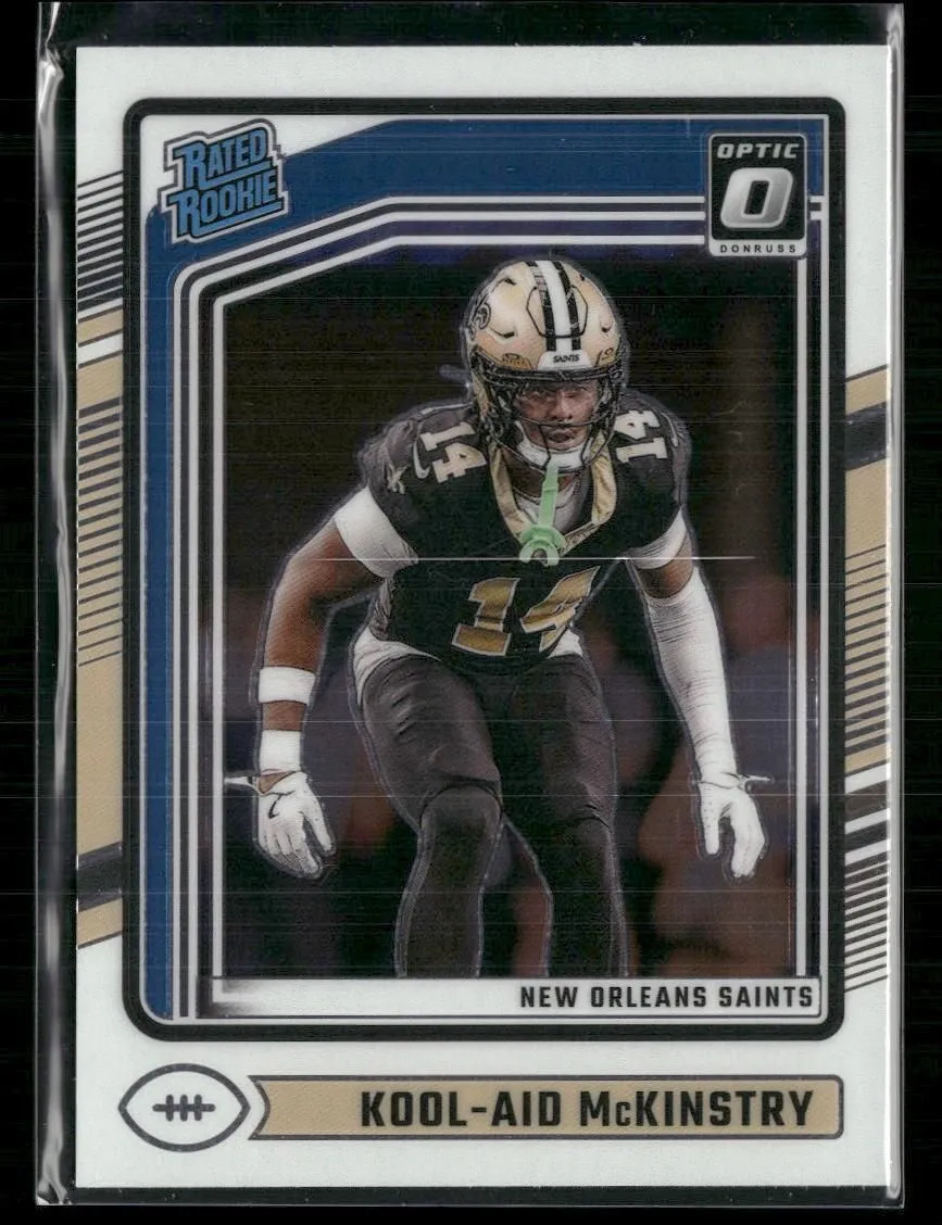 Product image for 2024 Donruss Optic #264 Kool-Aid McKinstry New Orleans Saints Rookie