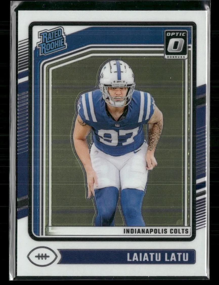Product image for 2024 Donruss Optic #267 Laiatu Latu Indianapolis Colts Rookie