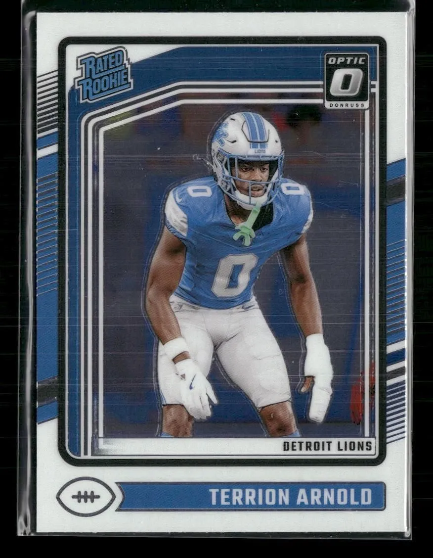 Product image for 2024 Donruss Optic #290 Terrion Arnold Detroit Lions Rookie