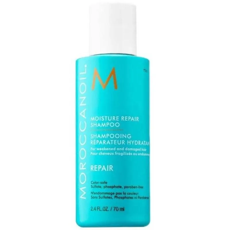Product image for Moroccanoil Moisture Repair Shampoo Damaged Hair Blue 2.4 Oz/70ml