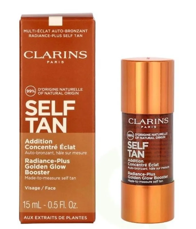 Product image for Clarins Paris Self Tan Radiance-Plus Golden Glow Booster 15 ml For Face