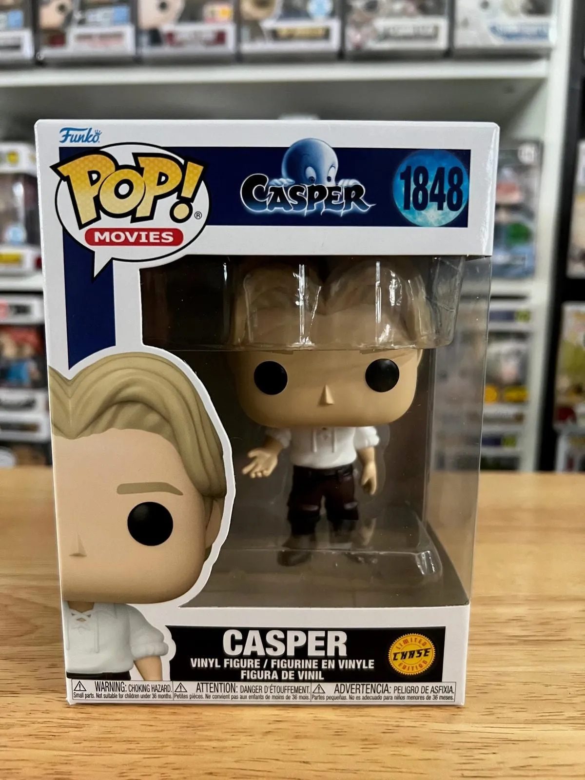 Product image for NEW IN HAND LE CHASE Casper Friendly Ghost Human Form Funko Pop #1848 Movies