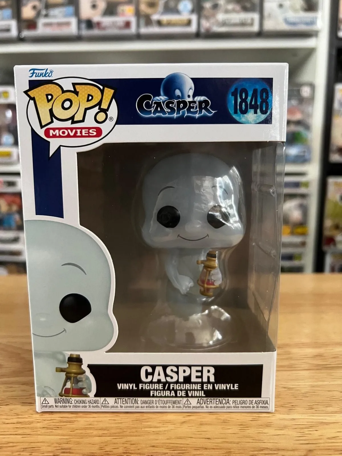 Product image for NEW IN HAND Casper Friendly Ghost w/ Lazarus Potion Funko Pop #1848 Movies 30th
