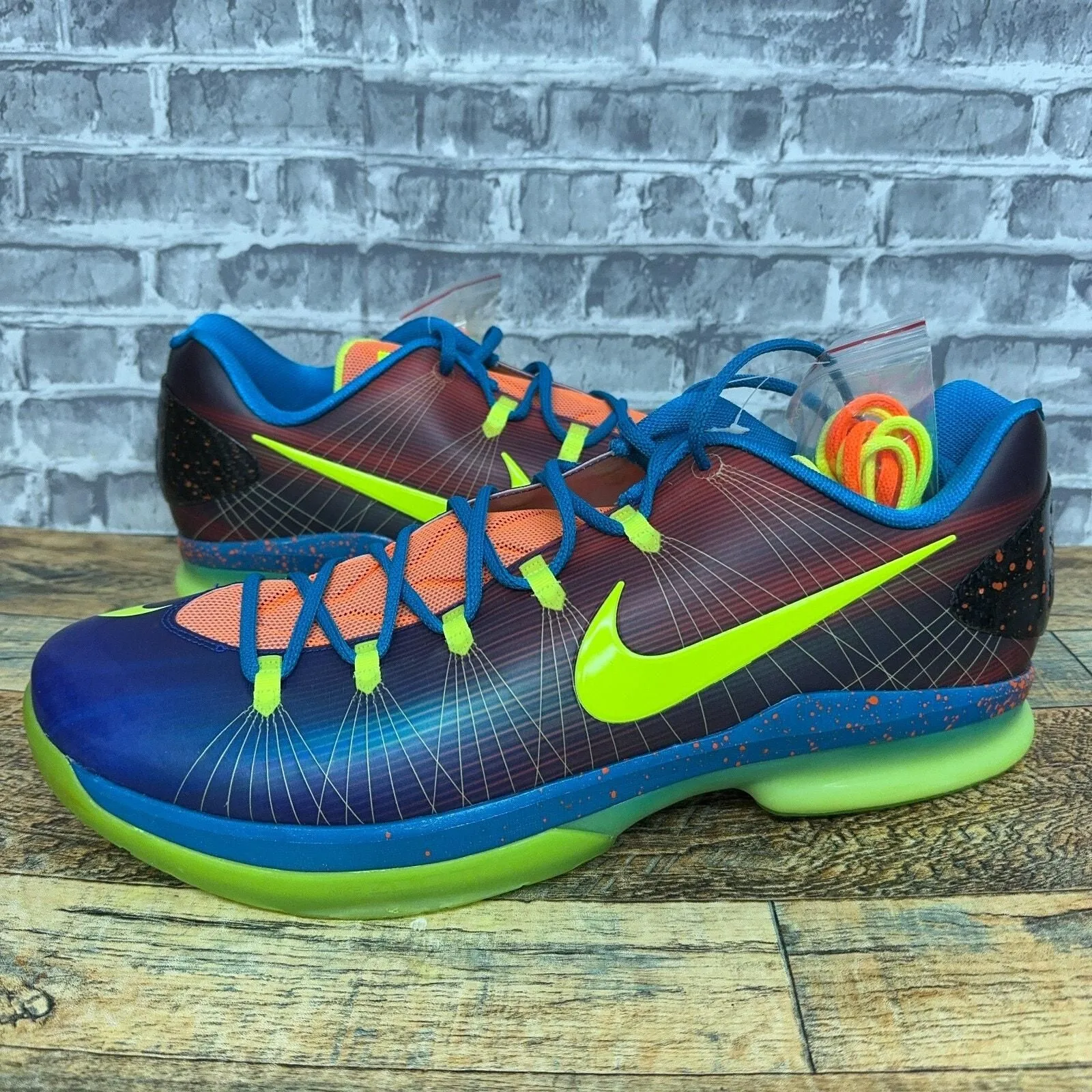 Nike KD V 5 Elite EYBL Multicolor Basketball Shoes 585386-900 Mens Size 17  New - Nike, image size:1600x1600