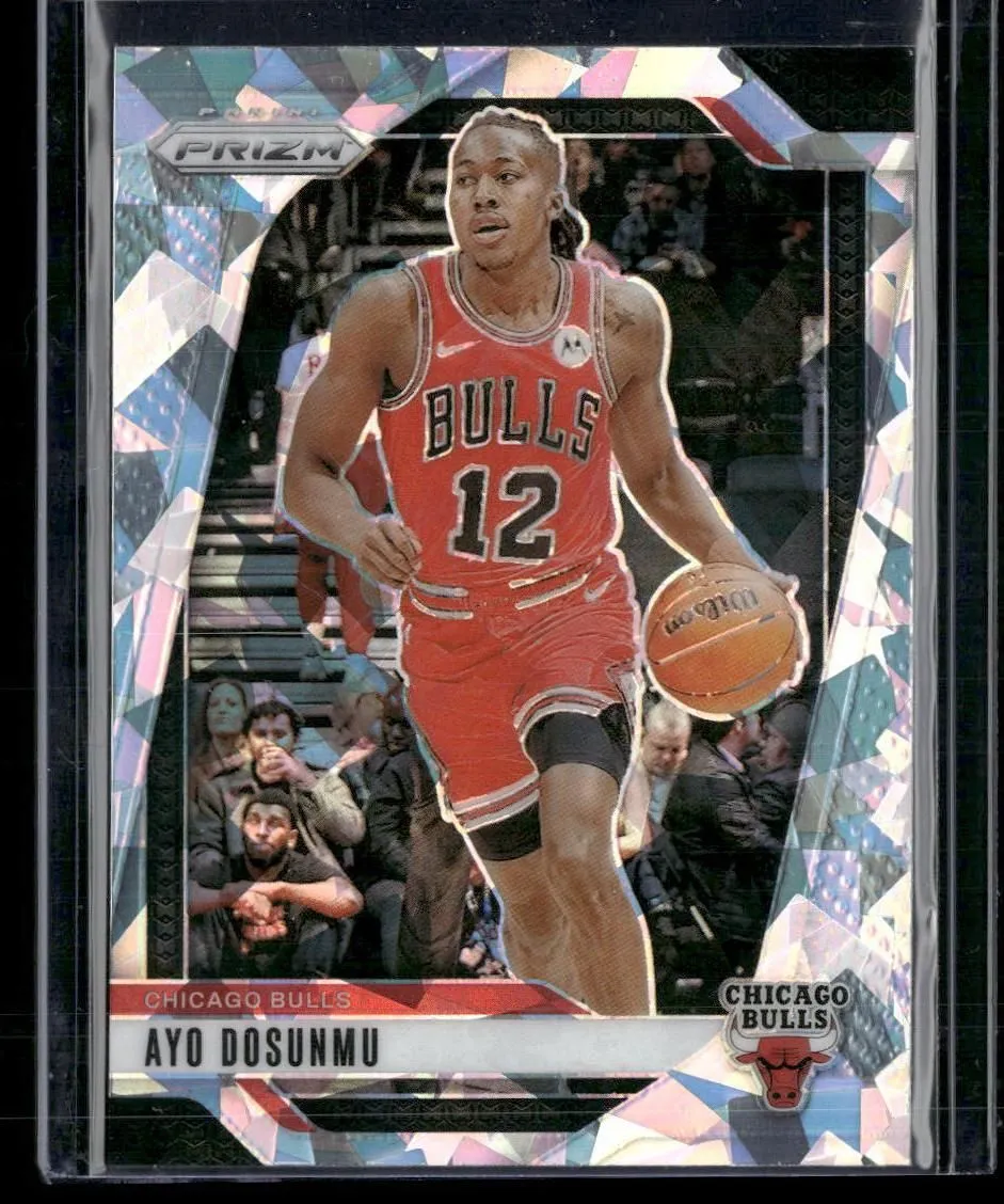 Product image for 2024-25 Panini Prizm #121 Ayo Dosunmu Prizms Ice Bulls