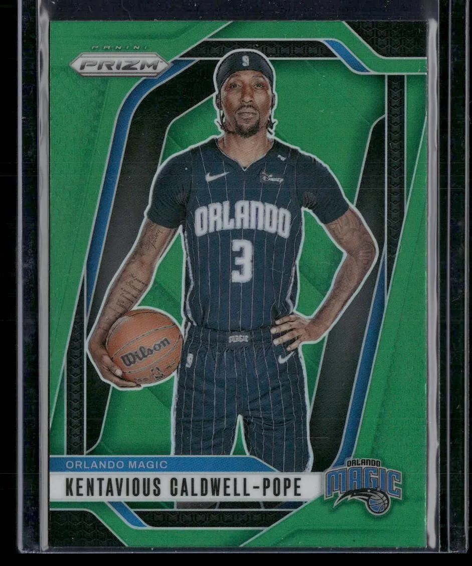 Product image for 2024-25 Panini Prizm #63 Kentavious Caldwell-Pope Prizms Green Orlando Magic