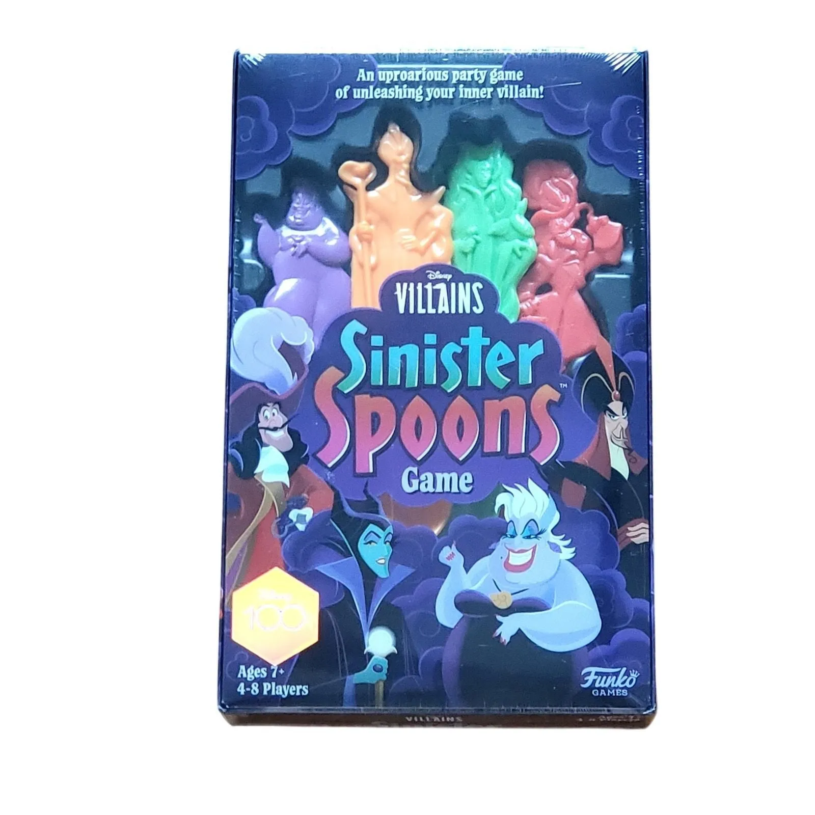 Product image for Funko Disney Villains Sinister Spoons Party Game for 4-8 Players Ages 7+