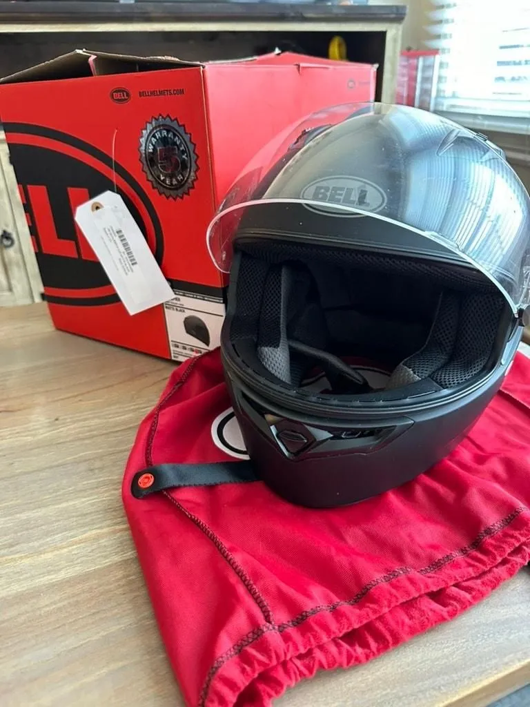 Product image for Bell Qualifier Matte Black Full Face Helmet Size Large