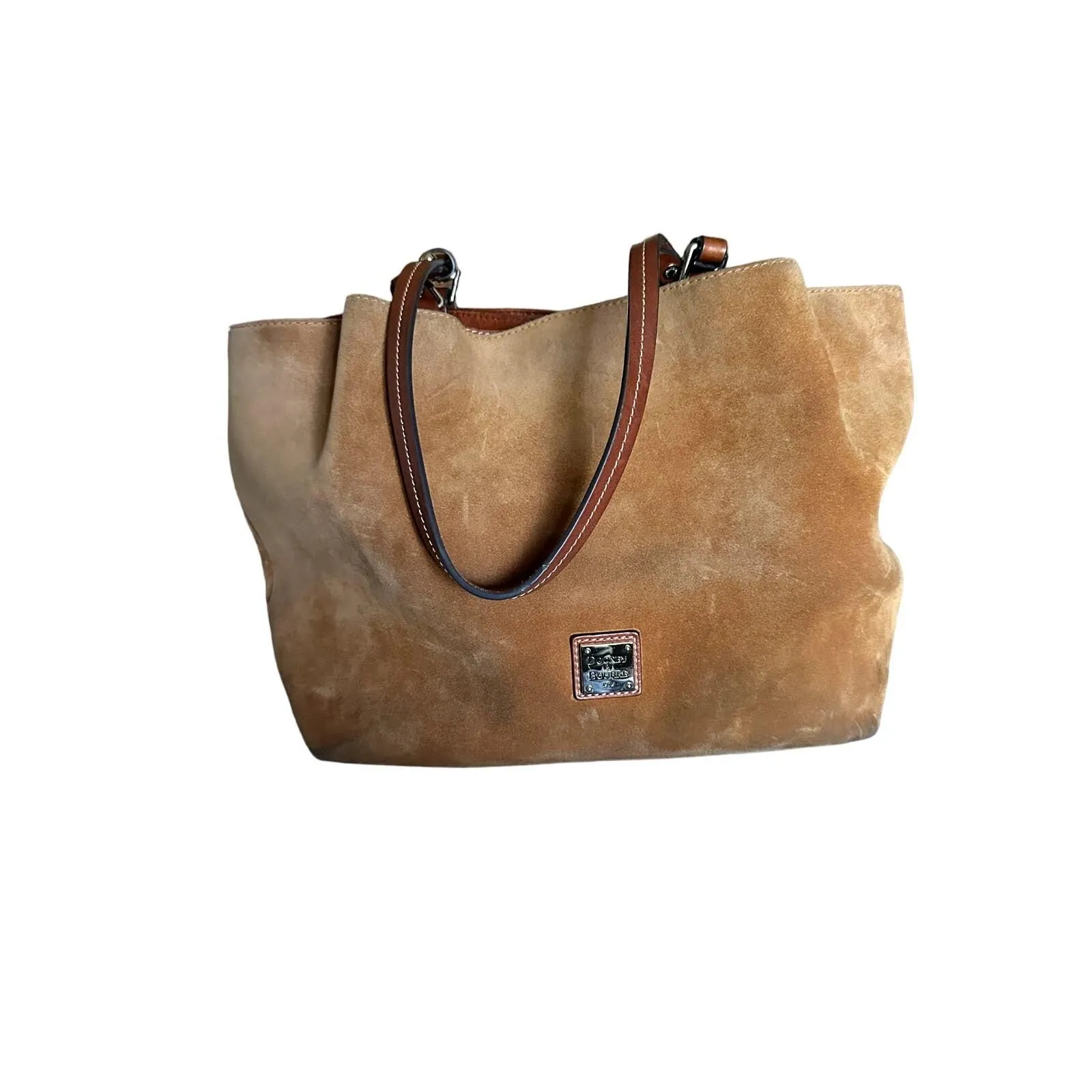 Product image for Dooney & Bourke Suede Flynn Shoulder Bag