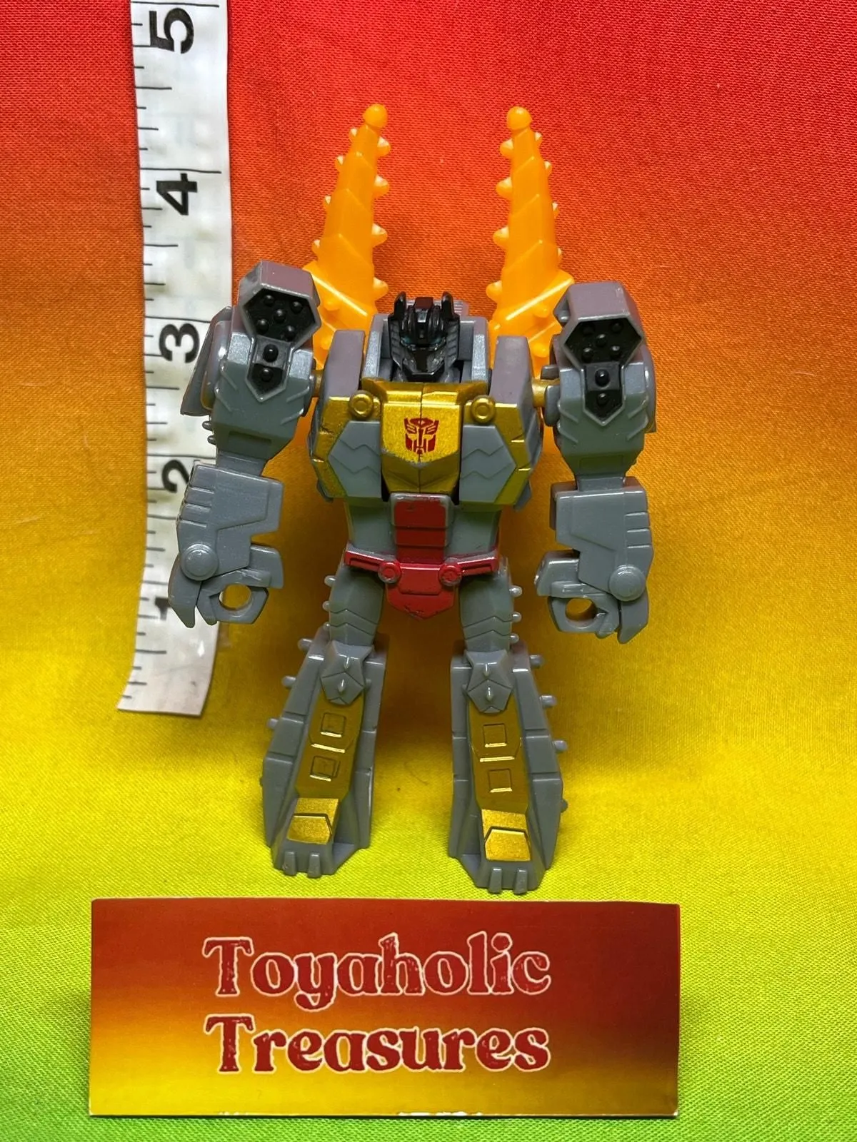 Product image for Transformers Cyberverse Scout Class Grimlock action figure