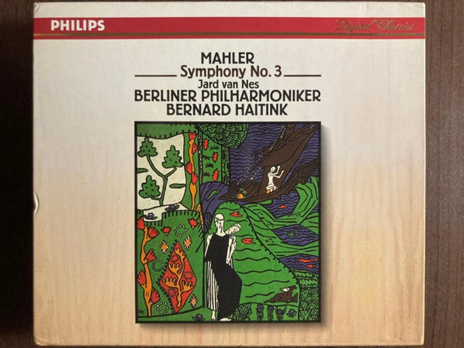 Product image for Mahler*, Jard Van Nes, Berliner Philharmoniker, Bernard Haitink - Symphony No. 3 (2xCD, Album, RE, PMD)