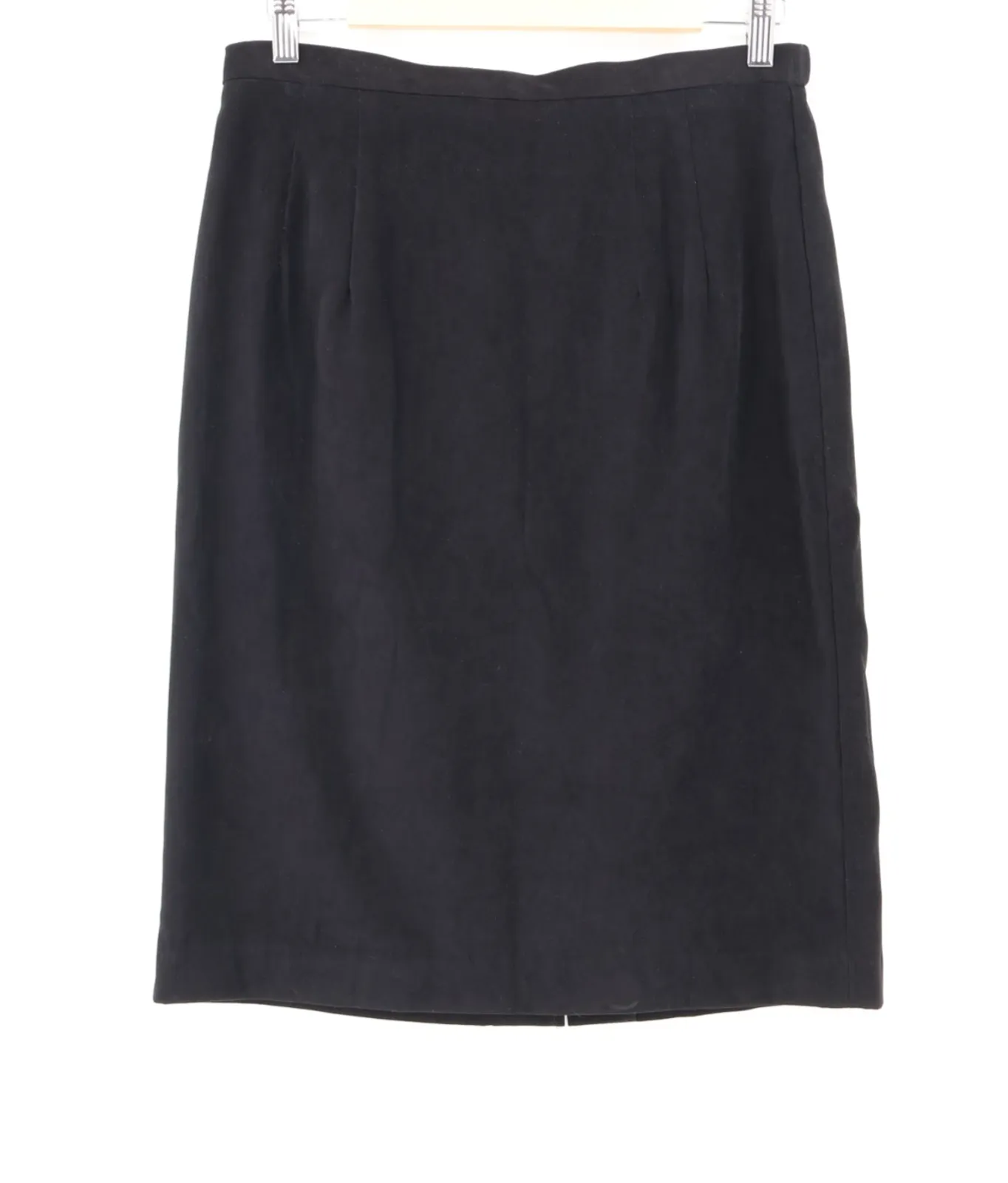 Product image for Black Vegan Suede Pencil Skirt Women Holiday Party Office Closet Staple Size 8 - Unbranded