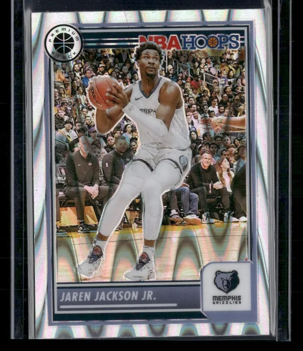Product image for 2023-24 Hoops Premium Stock #124 Jaren Jackson Jr. Seismic Prizm Grizzlies