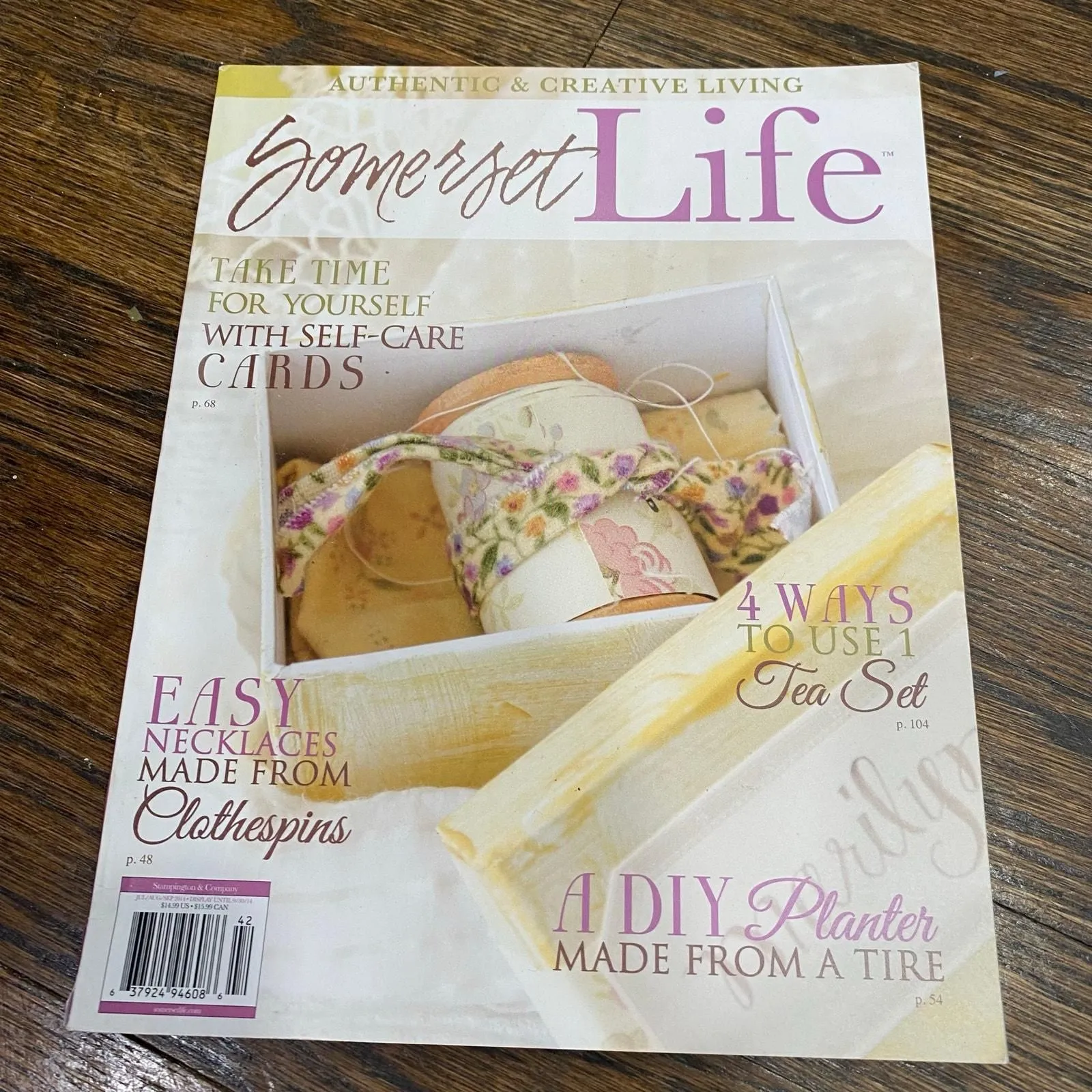 Product image for SOMERSET LIFE Jul Aug Sep 2016 Issue Crafts Decor Lifestyle Magazine Stampington