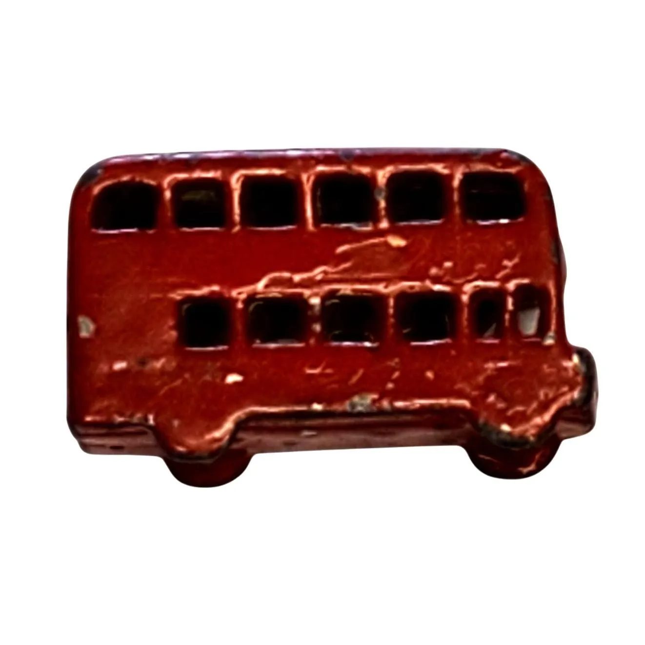 Product image for Souvenir Diecast Metal Double Decker Red Bus Vintage 1"