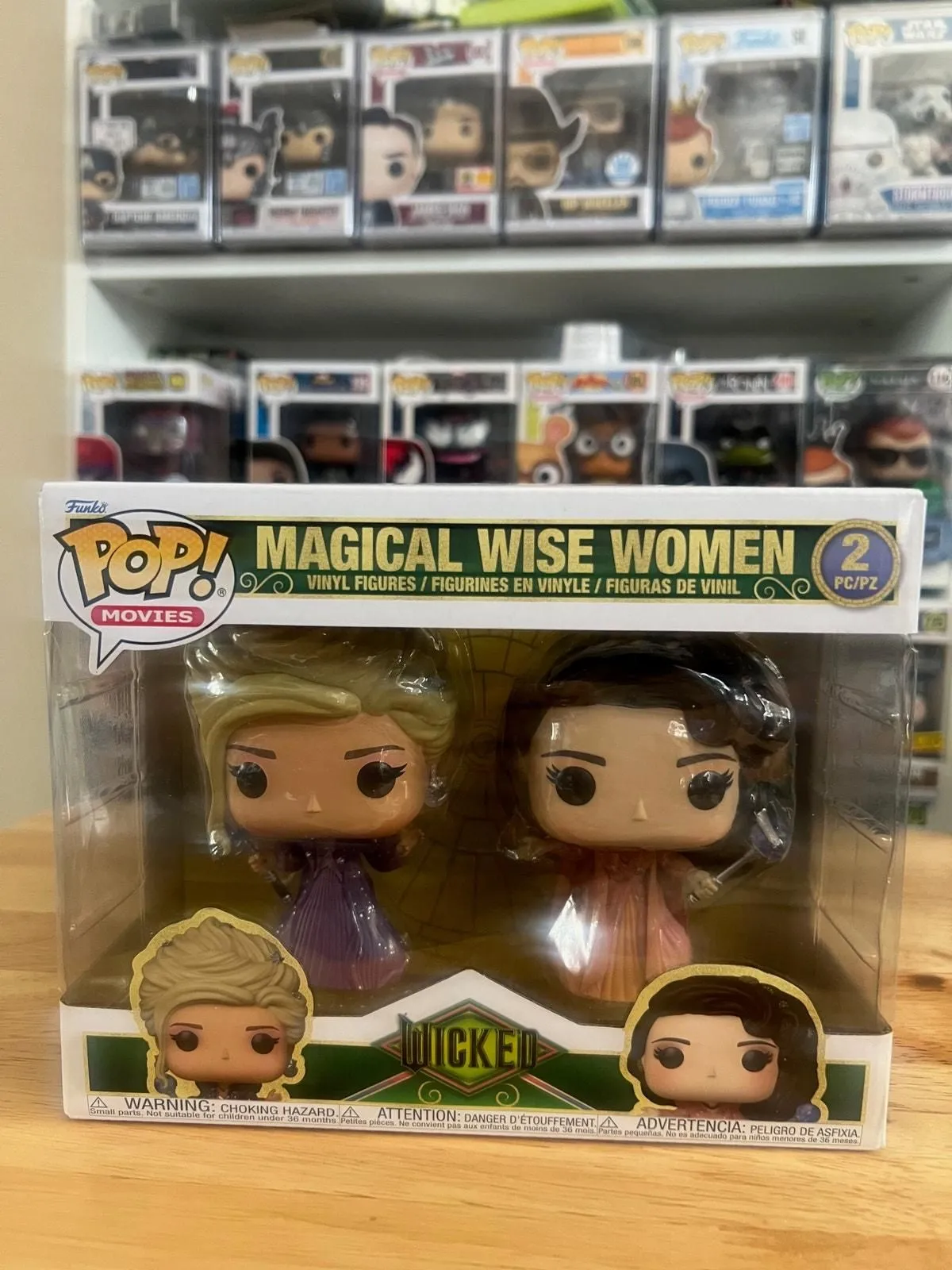 Product image for NEW IN HAND Magical Wise Women Wicked Elphaba Glinda Witch Movies Chenoweth Film