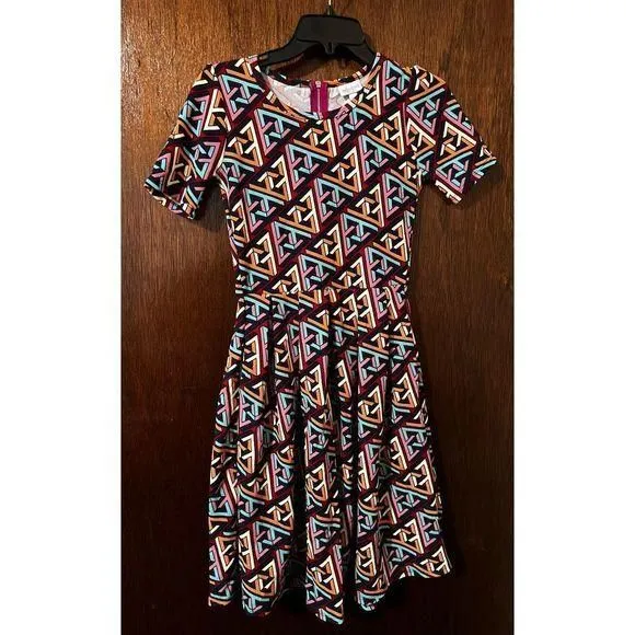 Product image for LuLaRoe Amelia Multi Color Geometric Dress