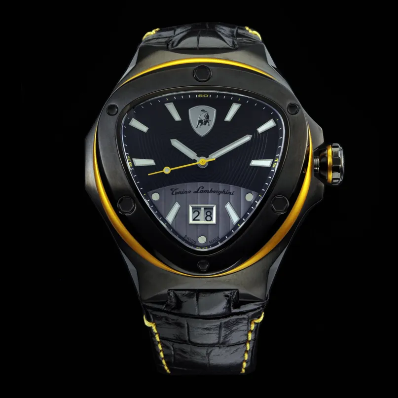 Product image for #49 Tonino Lamborghini Spyder 3037 3-Hand Watch Black