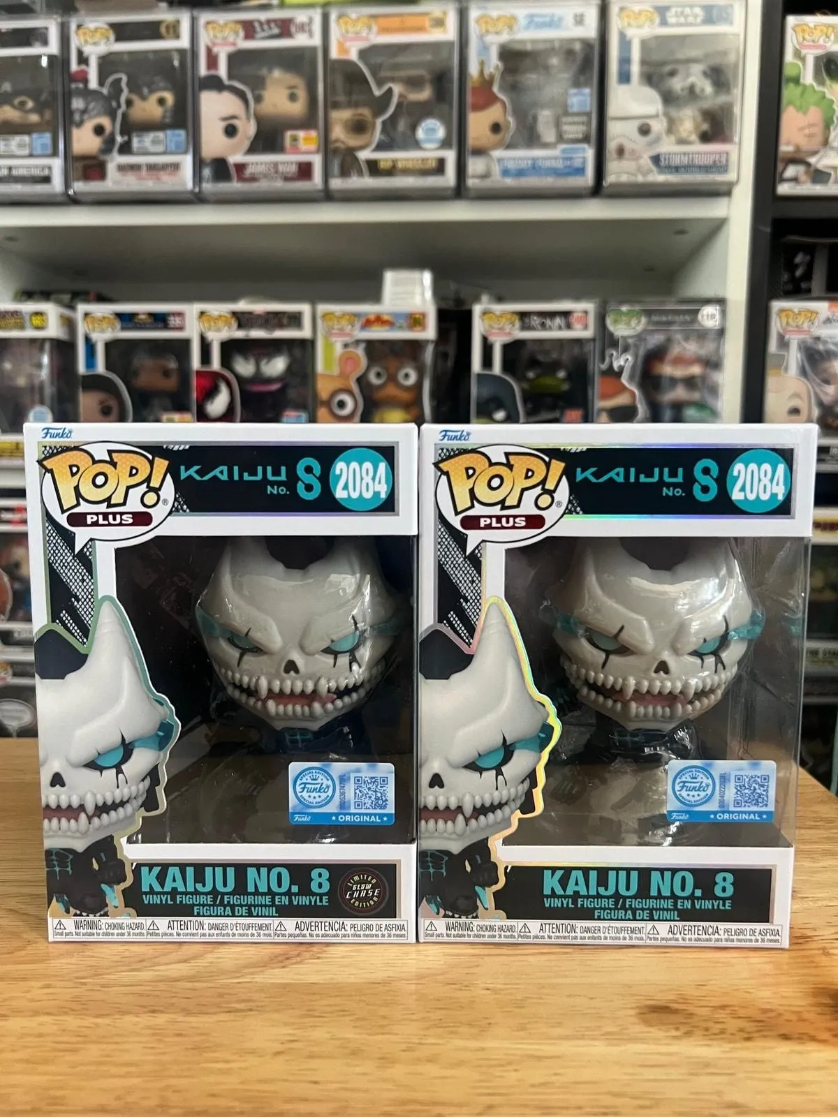 Product image for IN HAND EXCLUSIVE LE CHASE GLOW BUNDLE Kaiju No. 8 Funko Pop #2084 Anime Manga