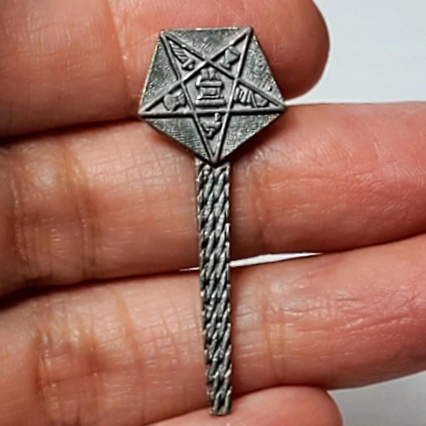 Product image for Emblem of The Order of the Eastern Star 1.5" Woman Secret Society - Pendant - pre-owned---excellent
