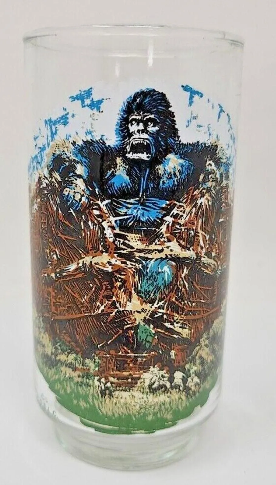 Product image for 1976 King Kong Glass Burger King Crazed King Kong Glass U301