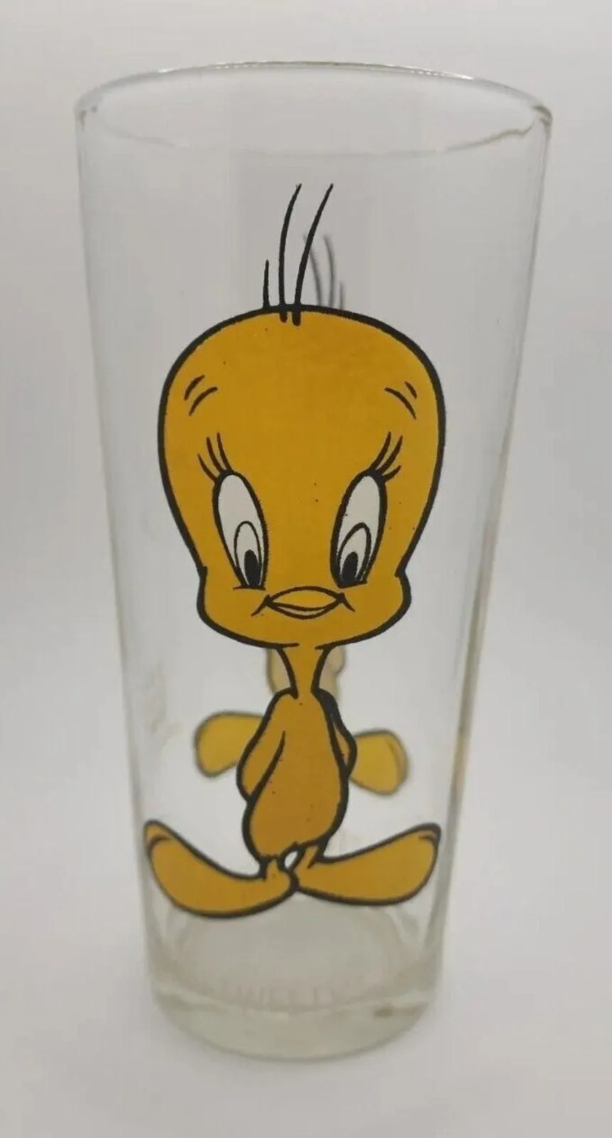 Product image for 1973 Warner Bros. Inc Looney Tunes Pepsi Glass - Tweety U302