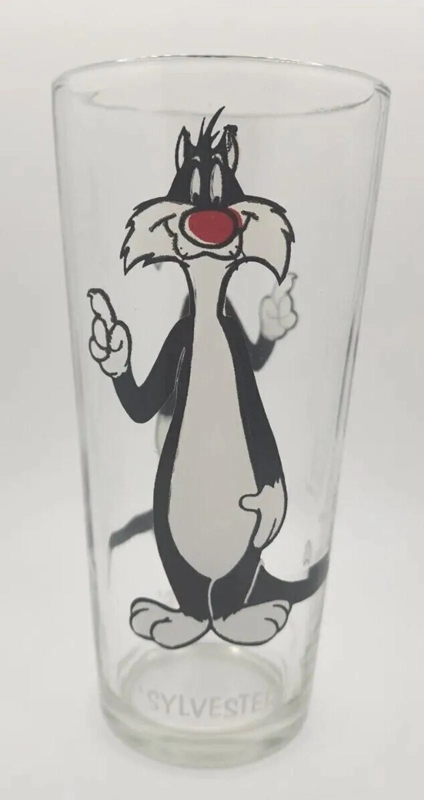 Product image for 1973 Warner Bros. Inc Looney Tunes Pepsi Glass - Sylvester U302
