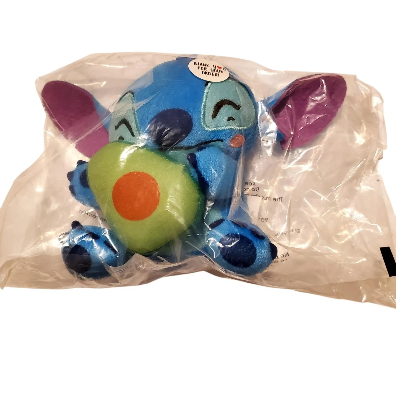 Product image for Stitch and Avocado Feed Me Series Plush Stuffed Toy - Blue - Stitch