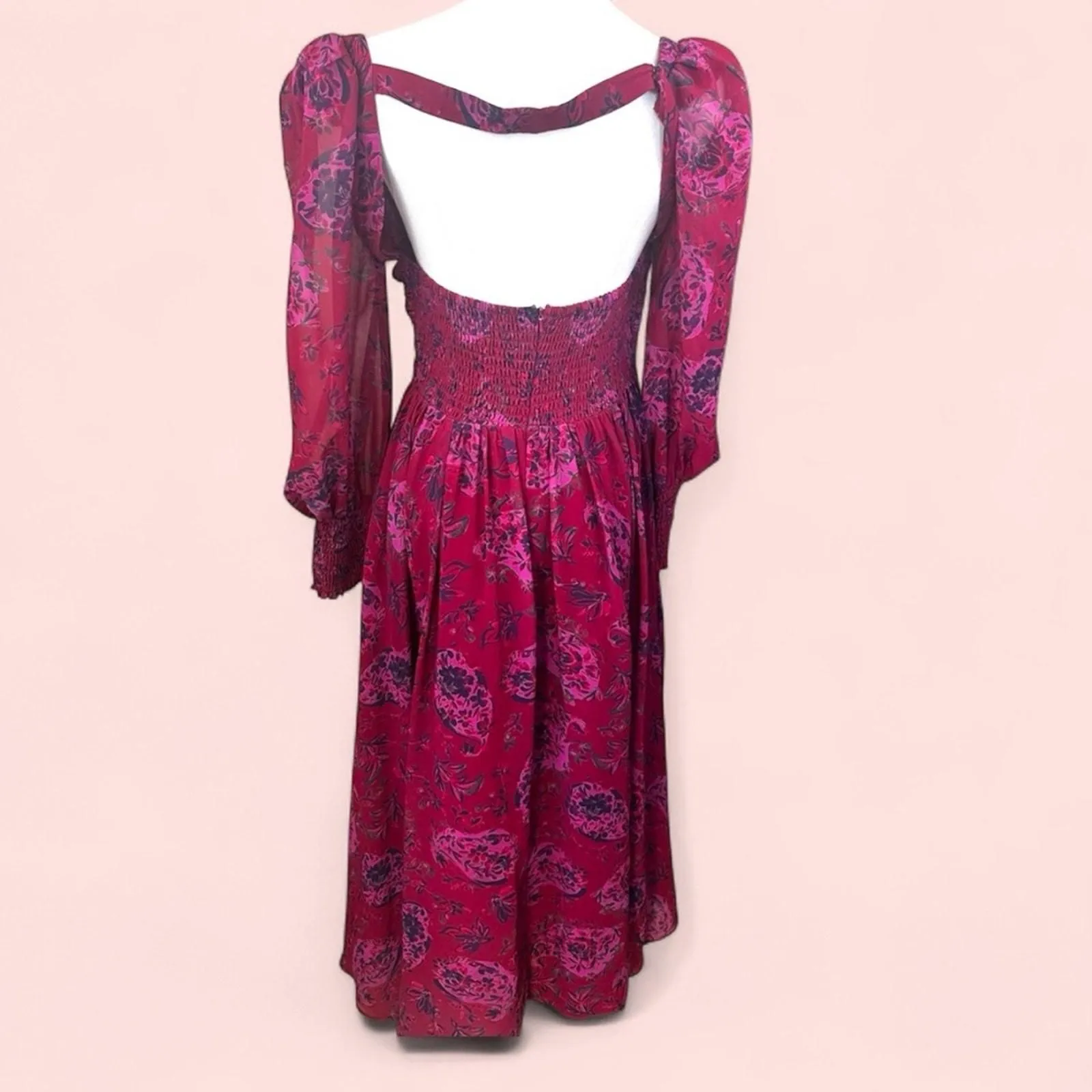 badgley mischka purple floral dress A floral dream spun in lilac and lace, #BadgleyMischka #SpringCollection  #NewArrivals #MaxiDress #WomensStyle