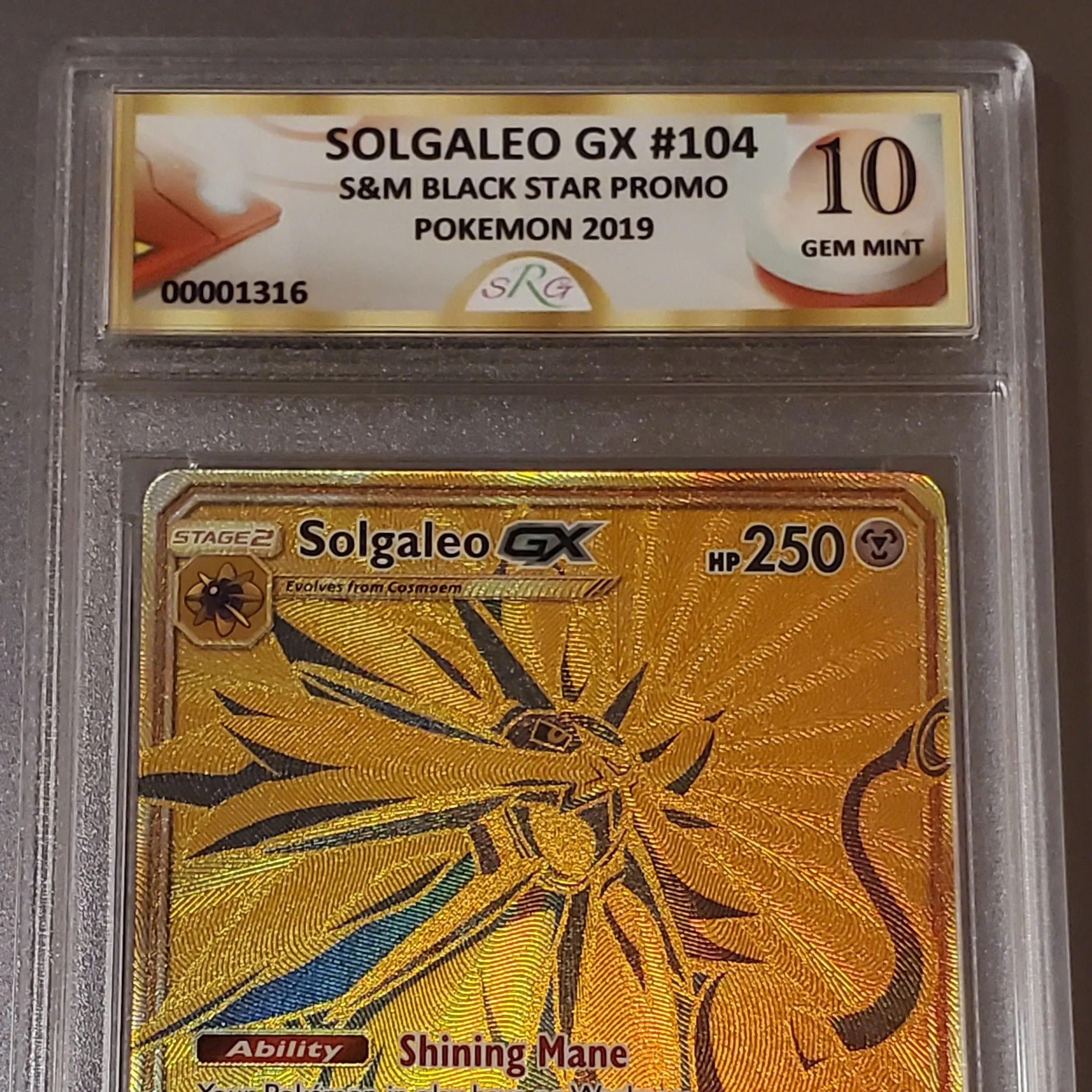 Pokemon SM Promo Set Lunala GX & Solgaleo GX Alt Art SRG 10. Solgaleo Cert  #00001316  Whatnot: Shop, Sell, Connect