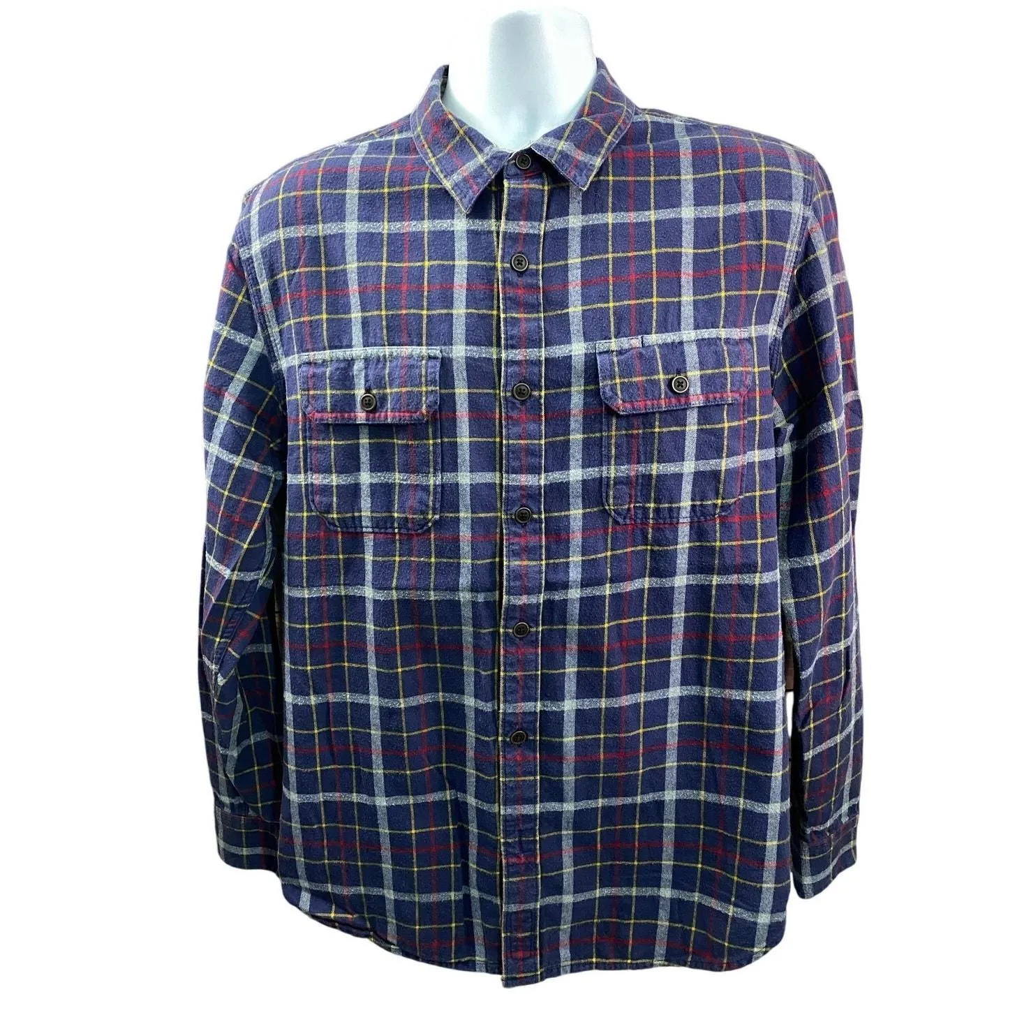 Lucky Brand Classic Fit Button-Down Shirt Blue Red Yellow White Plaid Size  Large - pre-owned---excellent - Lucky Brand  Whatnot: Shop, Sell, Connect