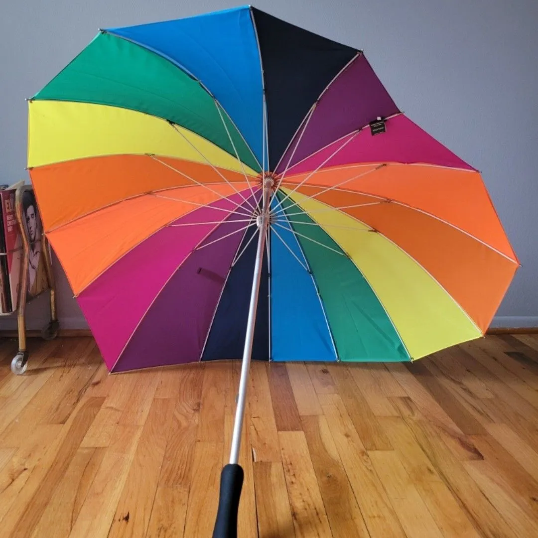 Product image for Pride rainbow heart umbrella