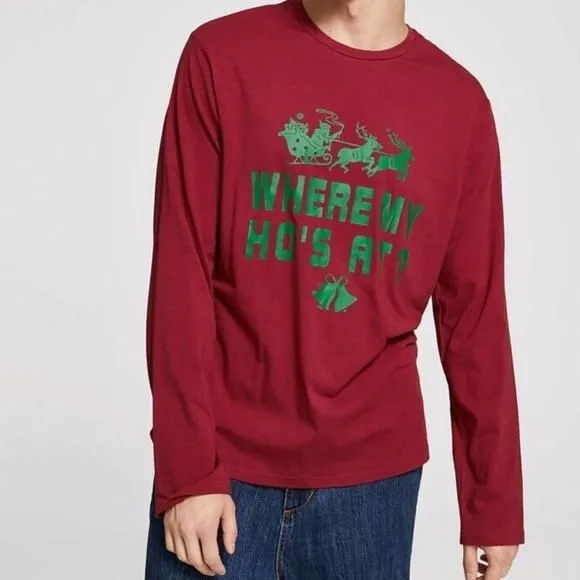Product image for Men’s Christmas holiday long sleeve shirt