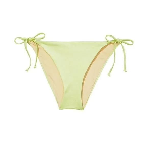 Product image for VICTORIA'S SECRET Essential Side Tie String Swim Bikini Bottom Iced Olive XXL