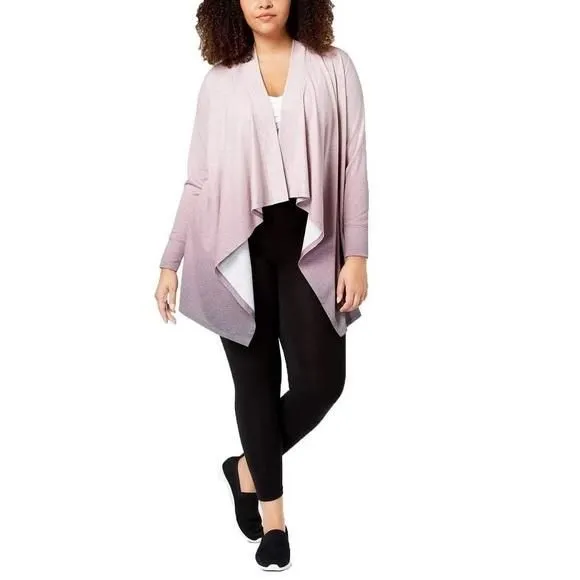 Product image for Ideology Women's Dip-Dyed Wrap Antique Rose Size:S