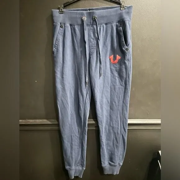 Product image for True religion foil slim pant jogger men’s size S Excellent Condition Box A