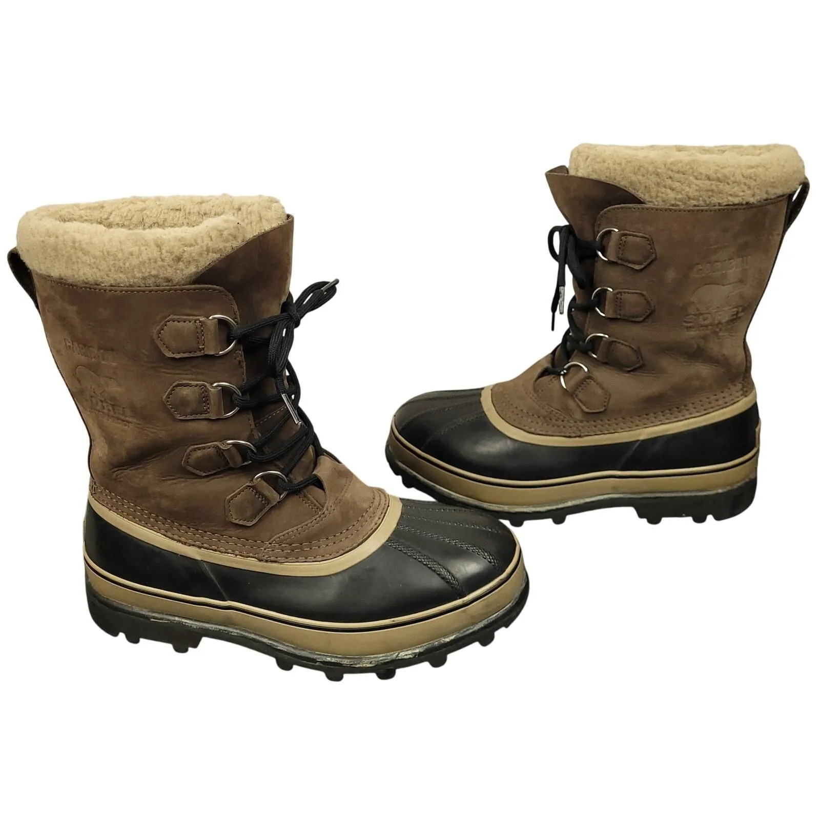 Sorel Men's Caribou Winter Boots Sz 10 Waterproof Insulated Snow