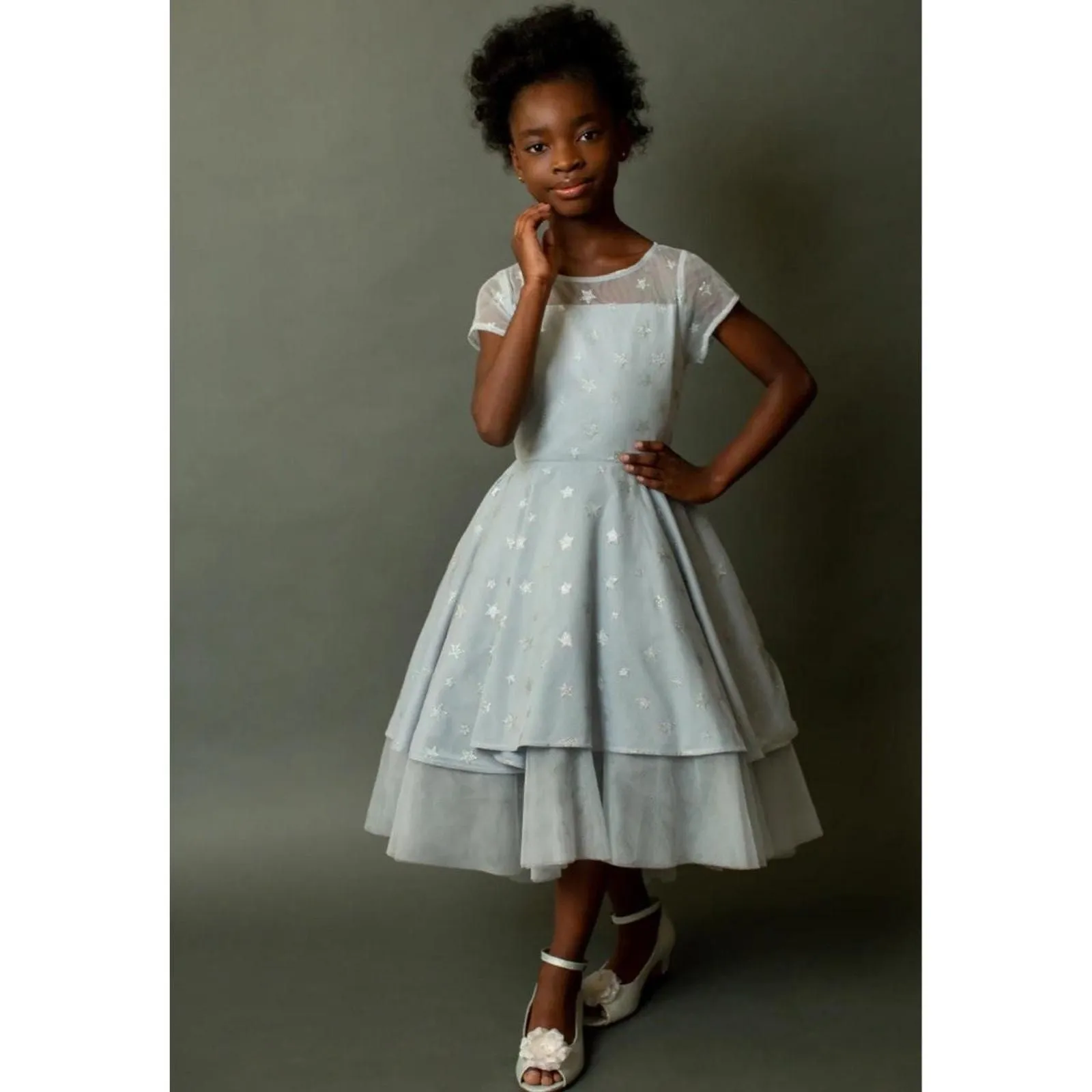 Joyfolie Dress Girls Size 2T Barely Blue A-Line Glitter Star Tulle Festive  Whims - Joyfolie  Whatnot: Shop, Sell, Connect
