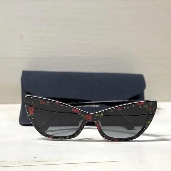 Product image for Dolce & Gabbana Rose Cat Eye Sunnies