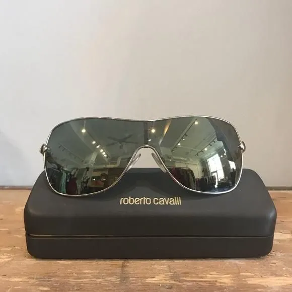 Product image for Roberto Cavalli Gold Tone Sunglasses